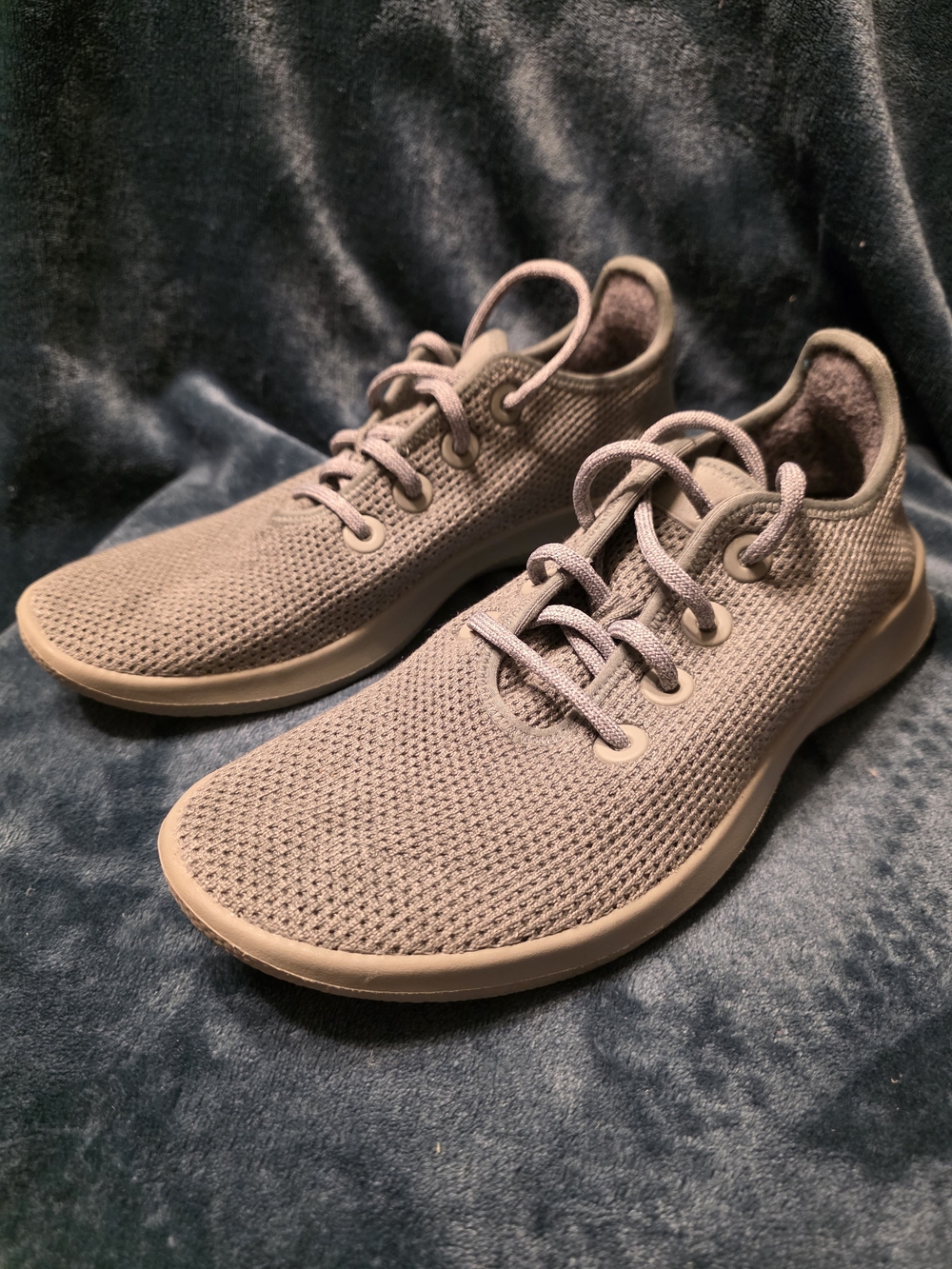 Men's Allbirds In Olive Green Knit Lace-Up Sneakers